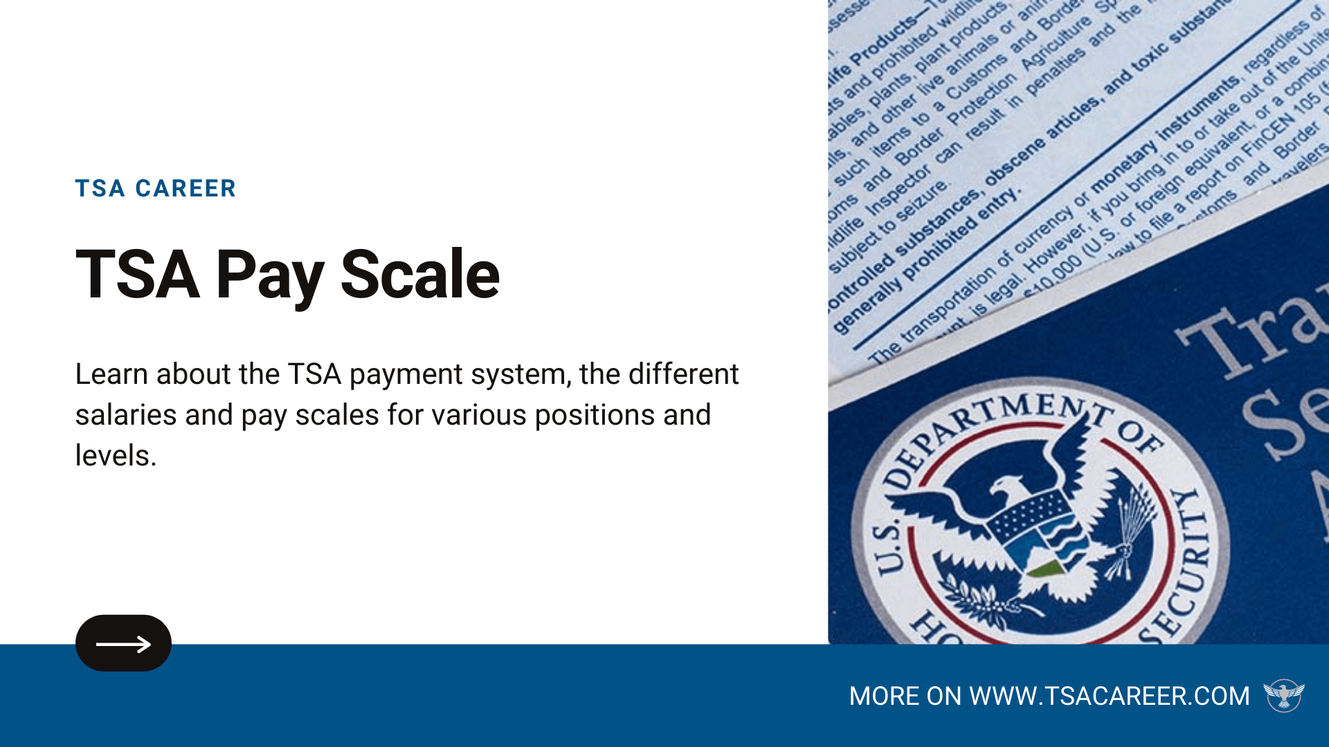 TSA Pay Scale Locality Pays For 2021 TSA Career